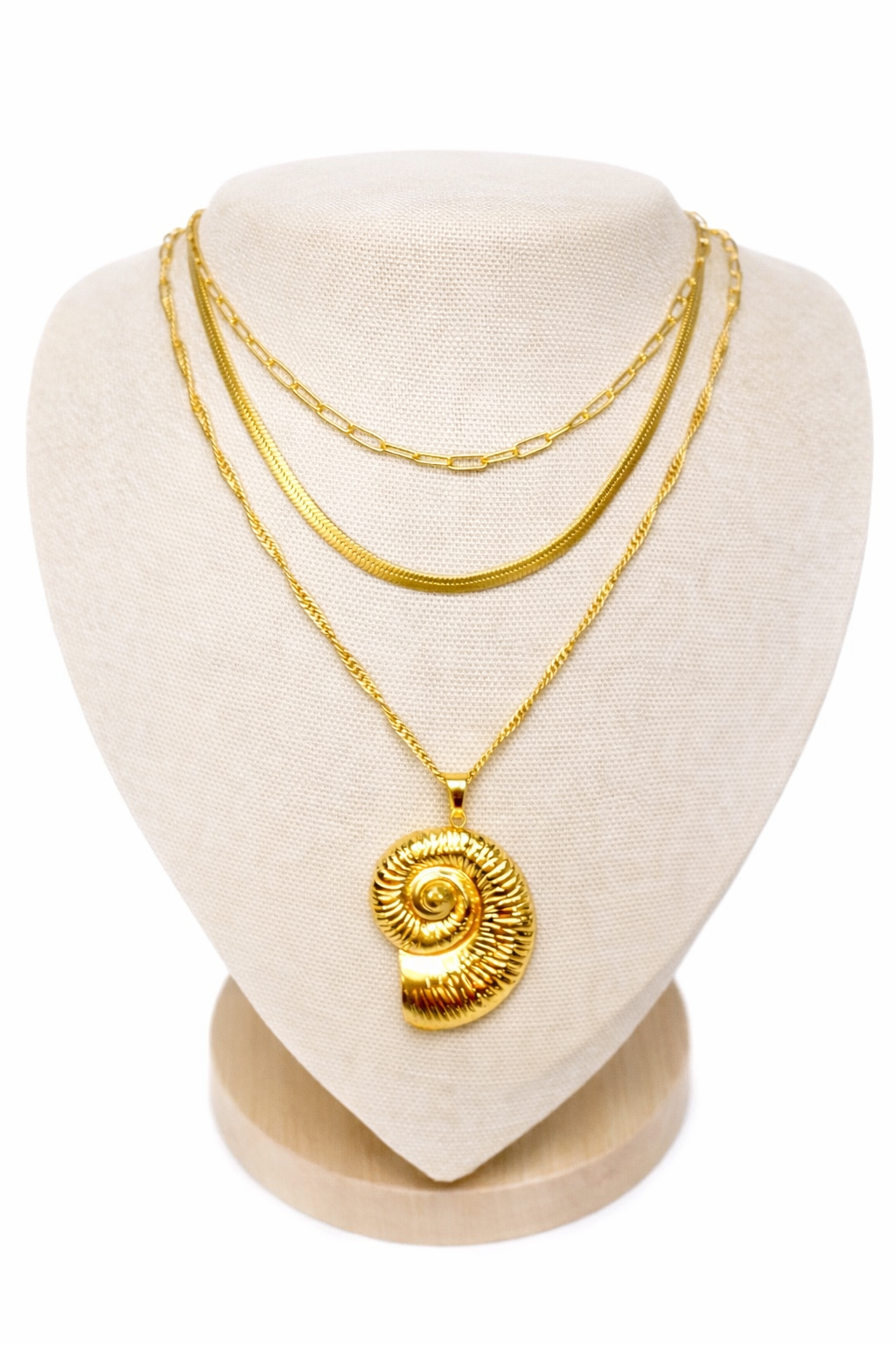Aurelia Spiral Necklace