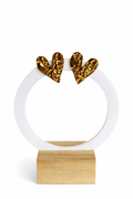 Golden Heart Earrings